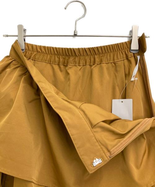 RAY BEAMS（レイ ビームス）RAY BEAMS (レイ ビームス) タフタティアードスカート ブラウン 未使用品の古着・服飾アイテム