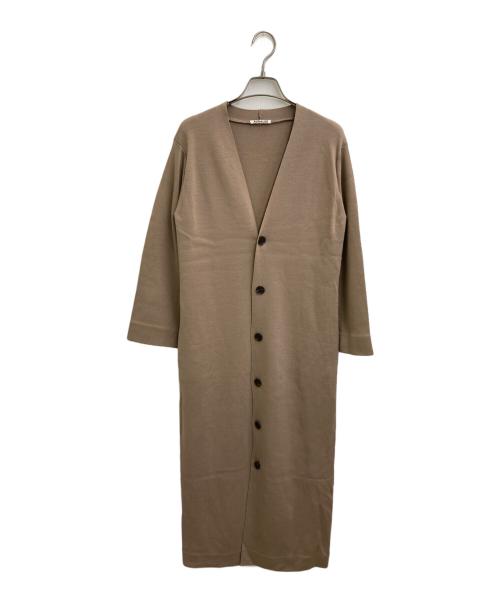 AURALEE（オーラリー）AURALEE (オーラリー) ロングカーディガン ブラウンの古着・服飾アイテム