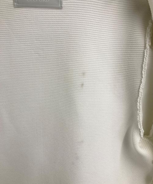 CELFORD（セルフォード）CELFORD (セルフォード) ペプラムカーディガン ホワイト サイズ:36の古着・服飾アイテム