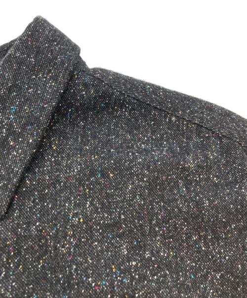 beta post（ベータポスト）beta post (ベータポスト) シルク混ウールシャツ ブラック サイズ:Sの古着・服飾アイテム