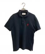 AMI Alexandre Mattiussiアミアレクサンドルマテュッシ）の古着「ポロシャツ」｜ブラック