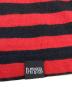 中古・古着 Hysteric Glamour (ヒステリックグラマー) 22SS HYS TIMES 刺繍 ボーダー リンガーネック Tシャツ レッド×ブラック サイズ:SIZE L：9000円