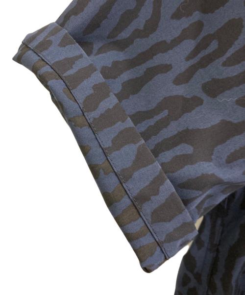 Dickies（ディッキーズ）Dickies (ディッキーズ) WACKO MARIA (ワコマリア) WORK SHIRT ブルー×ブラック サイズ:Ｍの古着・服飾アイテム