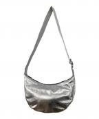 russetラシット）の古着「ソフトレザーラウンドショルダーバッグ」｜シルバー