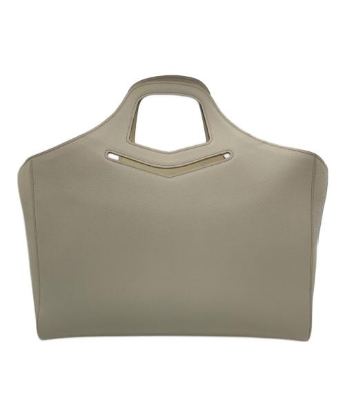Valextra（ヴァレクストラ）Valextra (ヴァレクストラ) ハンドバッグ アイボリーの古着・服飾アイテム
