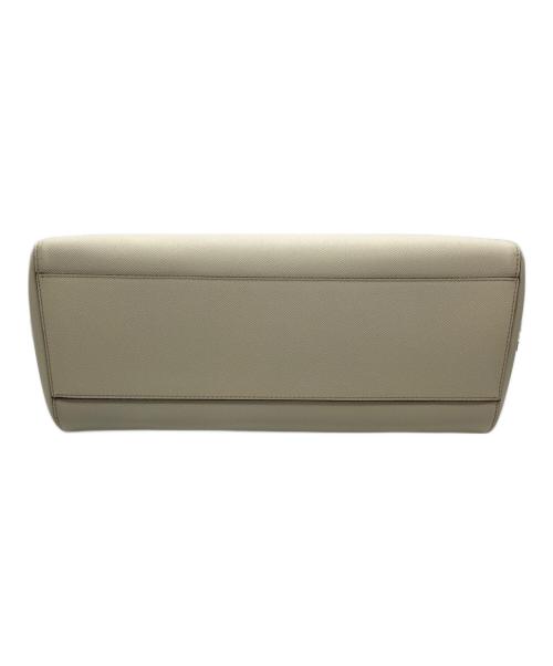 Valextra（ヴァレクストラ）Valextra (ヴァレクストラ) ハンドバッグ アイボリーの古着・服飾アイテム