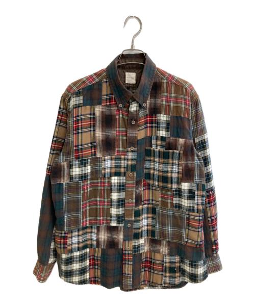 KARL HELMUT（カールヘルム）Karl Helmut (カールヘルム) チェックシャツ ブラウン サイズ:Lの古着・服飾アイテム