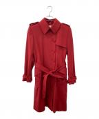 GIVENCHYジバンシィ）の古着「ウールトレンチコート」｜レッド