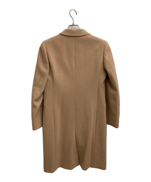 PS Paul Smith（ＰＳポールスミス）PS Paul Smith (ＰＳポールスミス) ウールロングチェスターコート ブラウン サイズ:38の古着・服飾アイテム