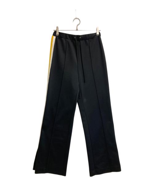 NOUNLESS（ナウンレス）NOUNLESS (ナウンレス) LOOSE SLIT TRACK PANTS ブラック サイズ:2の古着・服飾アイテム