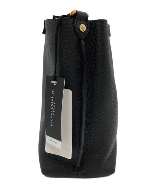 GIANNI CHIARINI（ジャンニ キアリーニ）GIANNI CHIARINI (ジャンニ キアリーニ) ALIFA レザーショルダーバッグ S ブラック 未使用品の古着・服飾アイテム