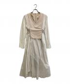 Ameriアメリ）の古着「WASHI LAYERED DRESS」｜ホワイト