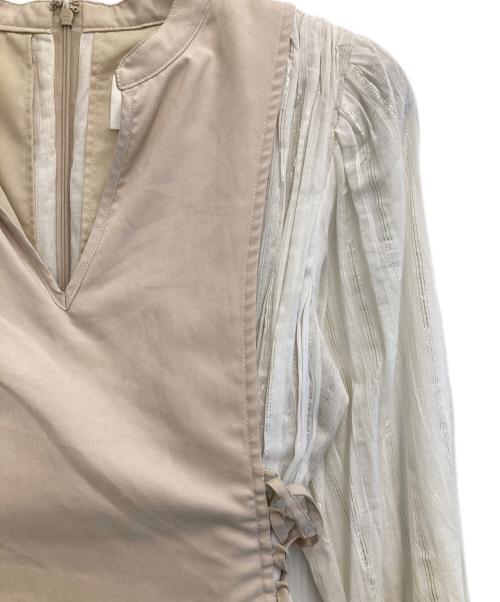 Ameri（アメリ）Ameri (アメリ) WASHI LAYERED DRESS ホワイト サイズ:Sの古着・服飾アイテム