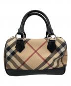 BURBERRYバーバリー）の古着「ミニボストンバッグ」｜ベージュ