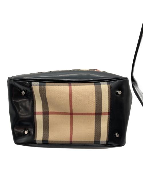 BURBERRY（バーバリー）BURBERRY (バーバリー) ミニボストンバッグ ベージュの古着・服飾アイテム