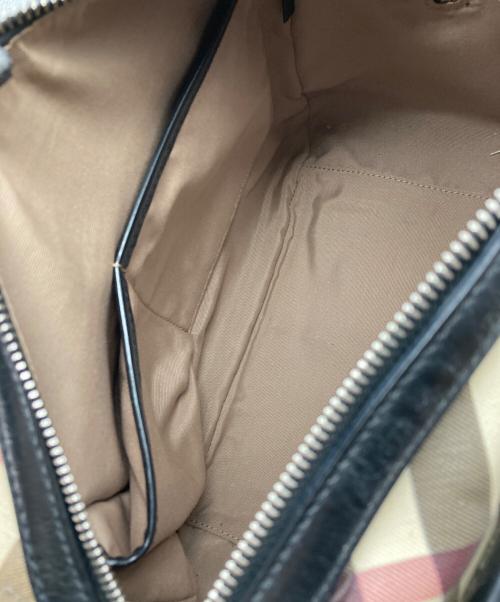 BURBERRY（バーバリー）BURBERRY (バーバリー) ミニボストンバッグ ベージュの古着・服飾アイテム