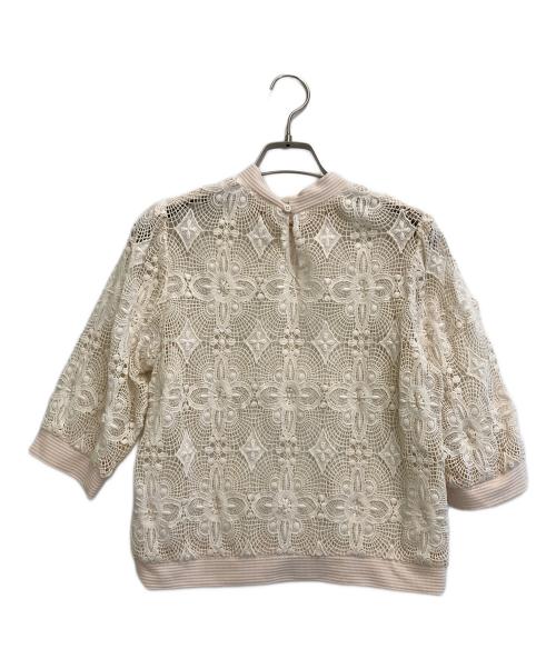 CLANE（クラネ）CLANE (クラネ) クラシックレース トップス ベージュ サイズ:2の古着・服飾アイテム