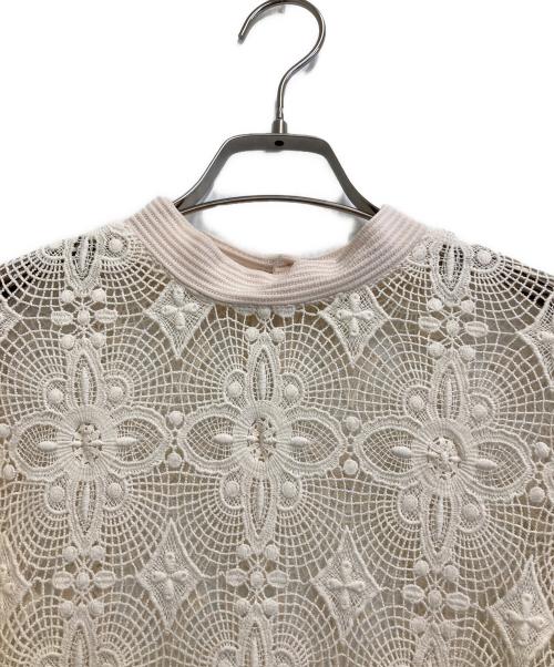 CLANE（クラネ）CLANE (クラネ) クラシックレース トップス ベージュ サイズ:2の古着・服飾アイテム