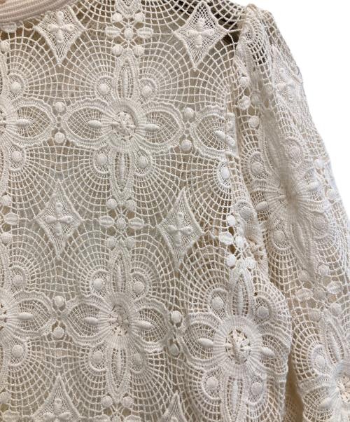 CLANE（クラネ）CLANE (クラネ) クラシックレース トップス ベージュ サイズ:2の古着・服飾アイテム