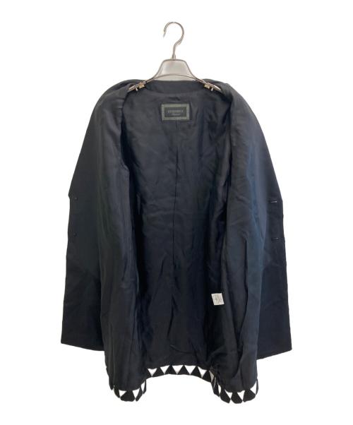 hysterics（ヒステリックス）hysterics (ヒステリックス) チェックチェスターコート ホワイト×ブラック サイズ:Freeの古着・服飾アイテム