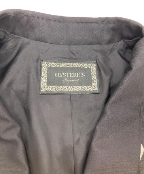 hysterics（ヒステリックス）hysterics (ヒステリックス) チェックチェスターコート ホワイト×ブラック サイズ:Freeの古着・服飾アイテム