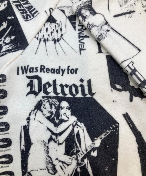 hysterics（ヒステリックス）hysterics (ヒステリックス) Destroy All Monsters (デストロイ オール モンスターズ) チェスターコート アイボリー×ブラック サイズ:ＦＲＥＥの古着・服飾アイテム