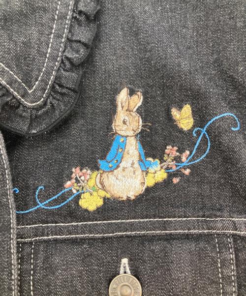 PINK HOUSE（ピンクハウス）PINK HOUSE (ピンクハウス) Peter Rabbit (ピーターラビット) デニムシャツ ブラック サイズ:3の古着・服飾アイテム