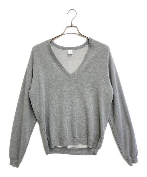 mocT（モクティ）mocT (モクティ) Vネックスウェット ライトグレー サイズ:Mの古着・服飾アイテム