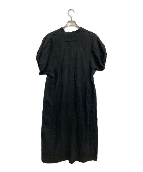 ticca（ティッカ）TICCA (ティッカ) 24SS リネンバルーンスリーブワンピース ブラック サイズ:SIZE Freeの古着・服飾アイテム