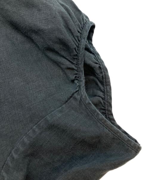ticca（ティッカ）TICCA (ティッカ) 24SS リネンバルーンスリーブワンピース ブラック サイズ:SIZE Freeの古着・服飾アイテム
