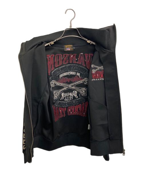 VANSON（バンソン）VANSON (バンソン) トラックジャケット ブラック サイズ:Mの古着・服飾アイテム