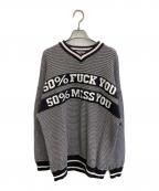 son of the cheese（サノバチーズ））の古着「50% V knit」｜グレー