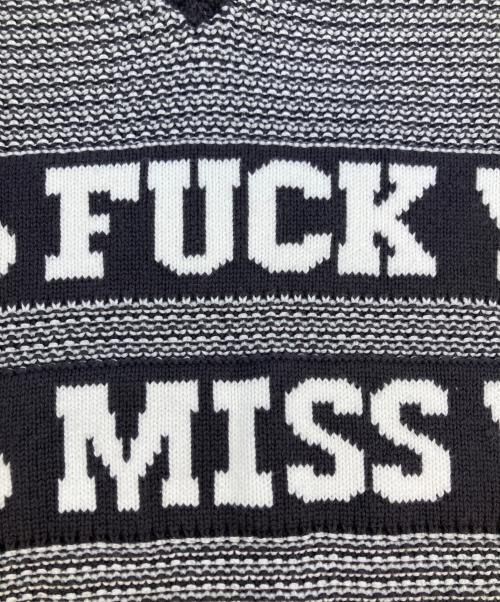 son of the cheese（（サノバチーズ））SON OF THE CHEESE (（サノバチーズ）) 50% V knit グレー サイズ:Lの古着・服飾アイテム