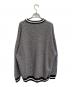 SON OF THE CHEESE (（サノバチーズ）) 50% V knit グレー サイズ:L：8000円