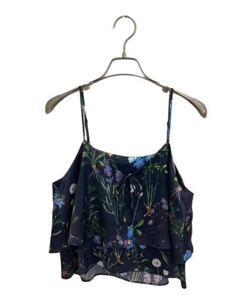 ticca（ティッカ）TICCA (ティッカ) フラワープリントビスチェ ブラック サイズ:freeの古着・服飾アイテム