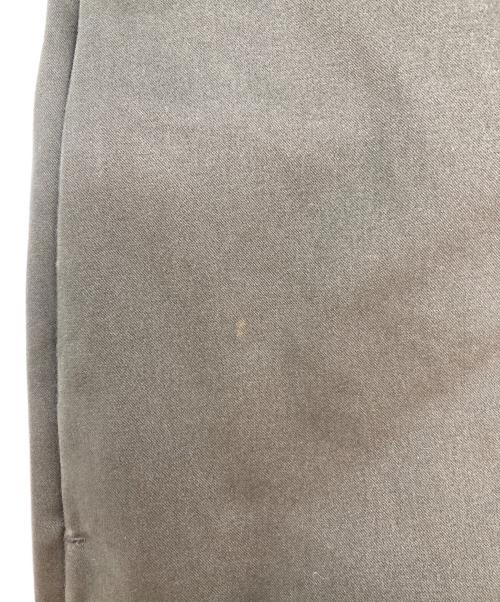 nano・universe（ナノ・ユニバース）nano・universe (ナノ・ユニバース) 25AW ピーチサテン ストレートフィット トラウザーズ グリーン サイズ:Mの古着・服飾アイテム