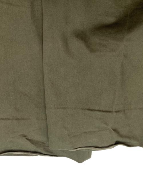 nano・universe（ナノ・ユニバース）nano・universe (ナノ・ユニバース) 25AW ピーチサテン ストレートフィット トラウザーズ グリーン サイズ:Mの古着・服飾アイテム