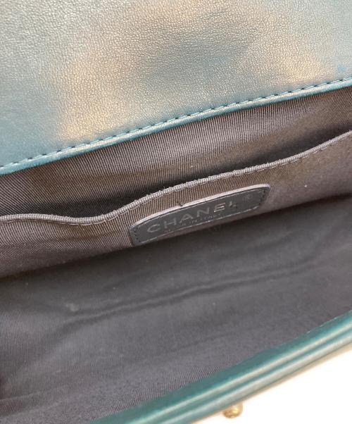 CHANEL（シャネル）CHANEL (シャネル) チェーンショルダーバッグ グリーン×ブラウン サイズ:-の古着・服飾アイテム
