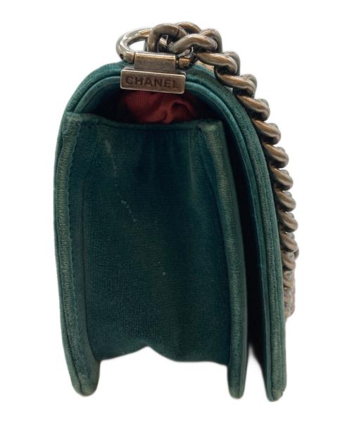 CHANEL（シャネル）CHANEL (シャネル) チェーンショルダーバッグ グリーン×ブラウン サイズ:-の古着・服飾アイテム