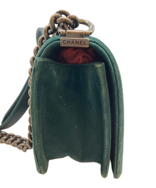 CHANEL（シャネル）CHANEL (シャネル) チェーンショルダーバッグ グリーン×ブラウン サイズ:-の古着・服飾アイテム