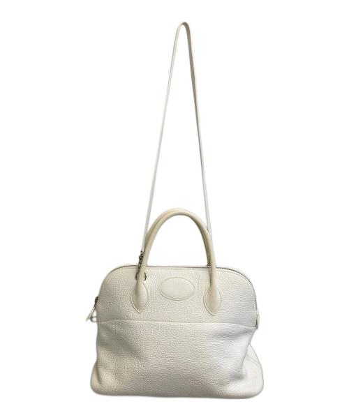 HERMES（エルメス）HERMES (エルメス) ボリード 35/□K刻印/2007年製 ホワイト サイズ:-の古着・服飾アイテム