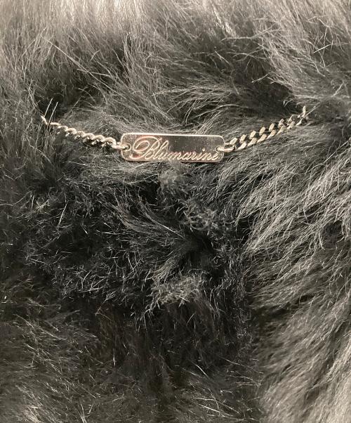 BLUMARINE（ブルマリン）BLUMARINE (ブルマリン) ムートンコート ブラック サイズ:40の古着・服飾アイテム