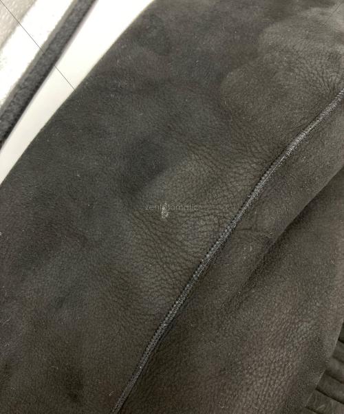 BLUMARINE（ブルマリン）BLUMARINE (ブルマリン) ムートンコート ブラック サイズ:40の古着・服飾アイテム