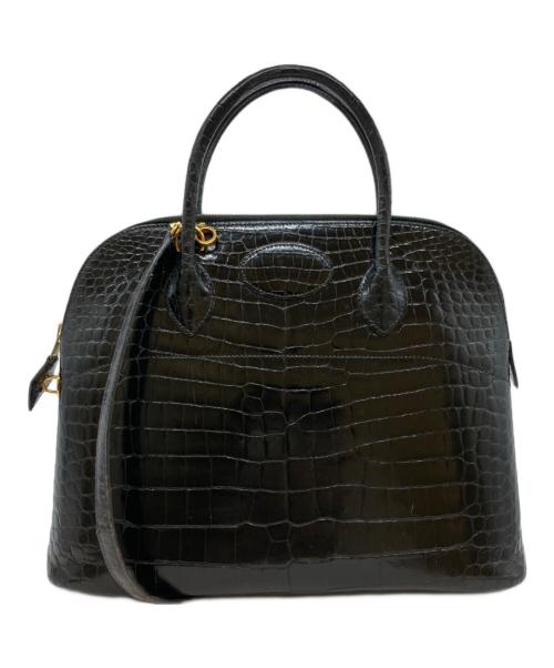HERMES（エルメス）HERMES (エルメス) ボリード 35/ポロサス/ 〇Z刻印/1996年製 ブラック サイズ:-の古着・服飾アイテム