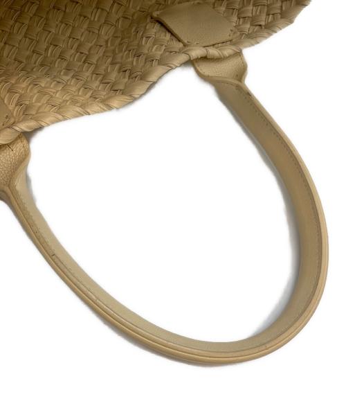BOTTEGA VENETA（ボッテガベネタ）BOTTEGA VENETA (ボッテガベネタ) カバPM イントレチャート トートバッグ クリームの古着・服飾アイテム