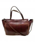 VALENTINO GARAVANIヴァレンティノ・ガラヴァーニ）の古着「トートバッグ」｜レッド