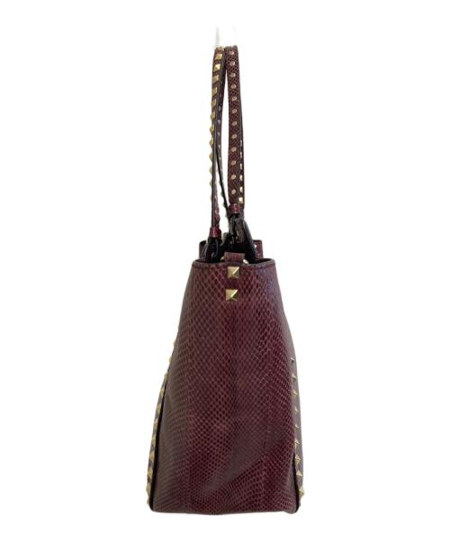 VALENTINO GARAVANI（ヴァレンティノ・ガラヴァーニ）VALENTINO GARAVANI (ヴァレンティノ・ガラヴァーニ) トートバッグ レッド サイズ:-の古着・服飾アイテム