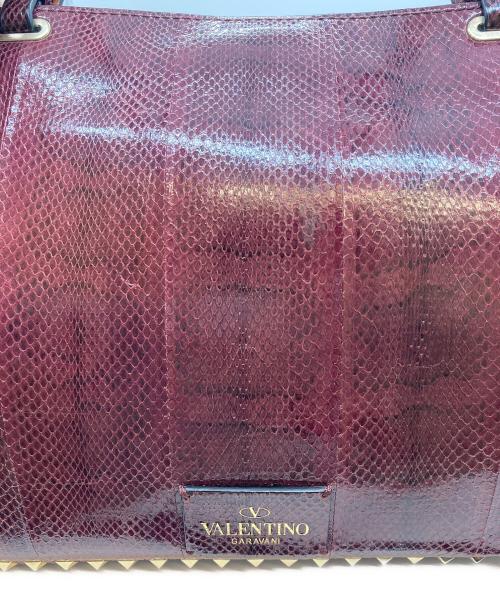 VALENTINO GARAVANI（ヴァレンティノ・ガラヴァーニ）VALENTINO GARAVANI (ヴァレンティノ・ガラヴァーニ) トートバッグ レッド サイズ:-の古着・服飾アイテム