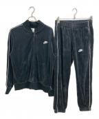 NIKEナイキ）の古着「AS M NK CLUB VELOUR JKT/VELOUR PANT」｜ブラック