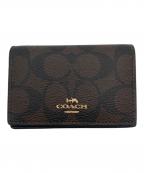 COACHコーチ）の古着「名刺入れ」｜ブラウン